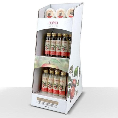 espositore cosmetici mela fitoceutici linea cortesia