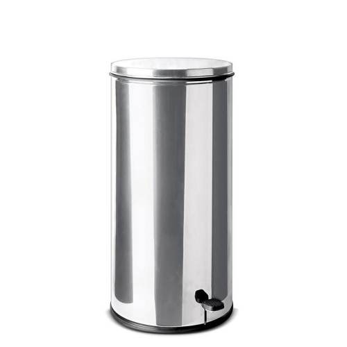 pattumiera 70 lt   acciaio inox con pedale
