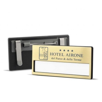 badge portanome personalizzabile logo hotel