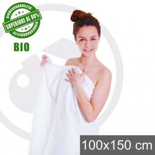 telo biodegradabile   bianco 100x150