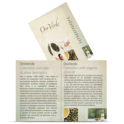 foglietto illustrativo cosmetici olio oliva
