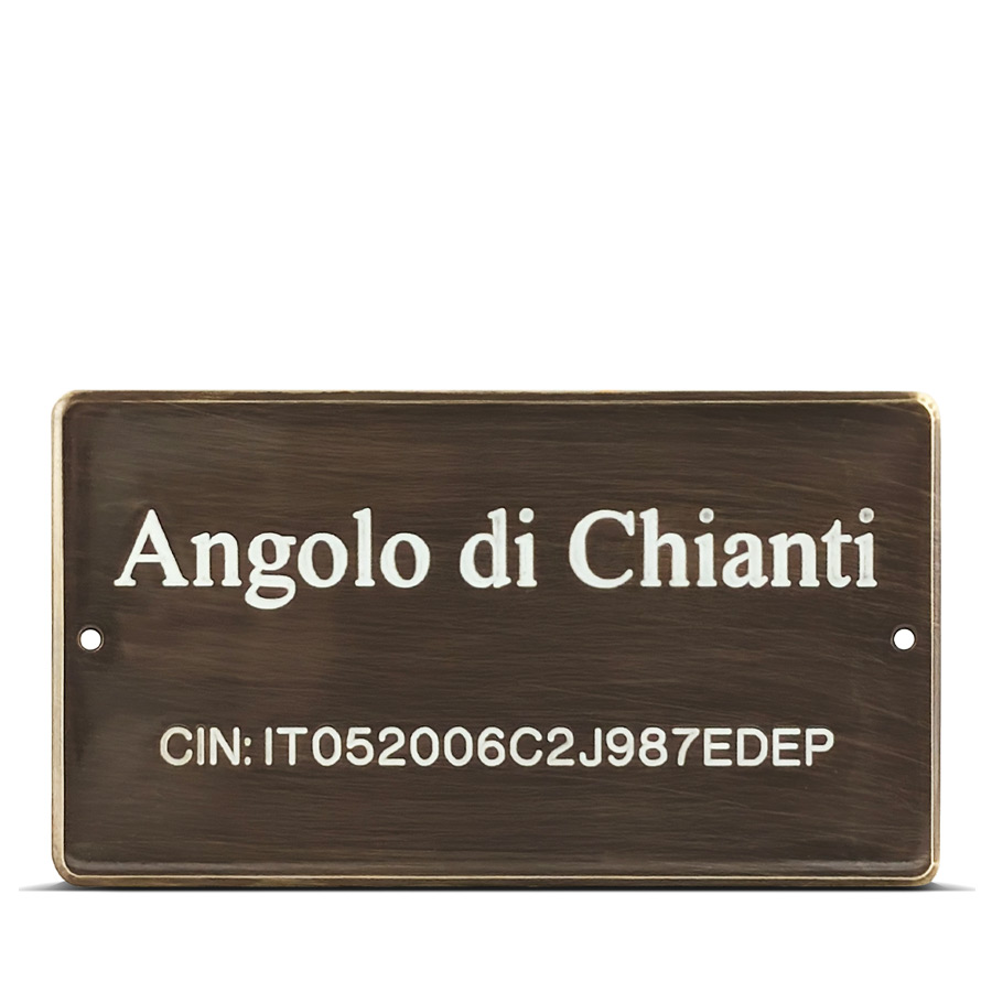 targa CIN hotel e b&b ottone