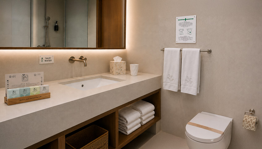 Prodotti eco-friendly bagno hotel