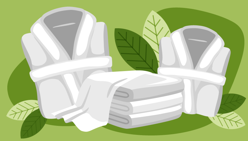 Teli e accappatoi biodegradabili: una scelta ecologica 