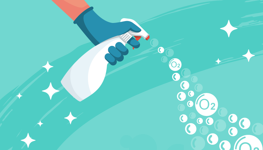 DETERGENTI A BASE DI OSSIGENO ATTIVO PER UN'IGIENE PROFESSIONALE