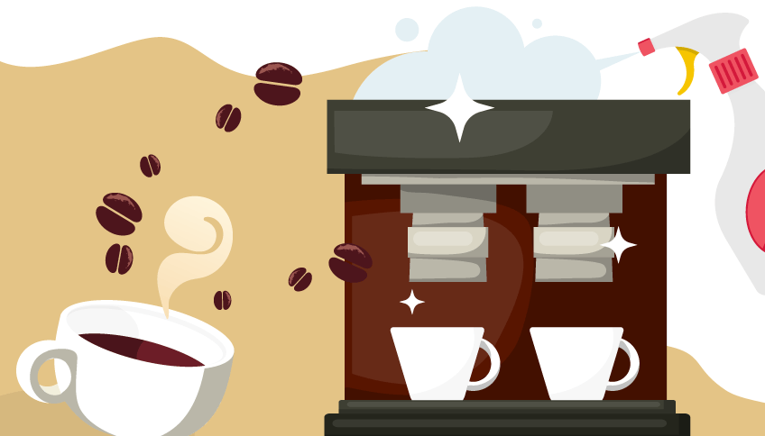 DETERGENTI PROFESSIONALI PER LA PULIZIA DELLE MACCHINE DA CAFFÈ