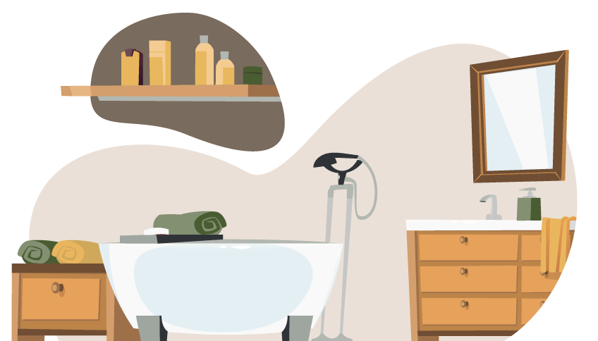 Froomer Adesivo Murale Da Bagno Rimovibile – Decorazione In Vinile 16x13 Cm – Design Fantasioso Per Doccia E Pareti