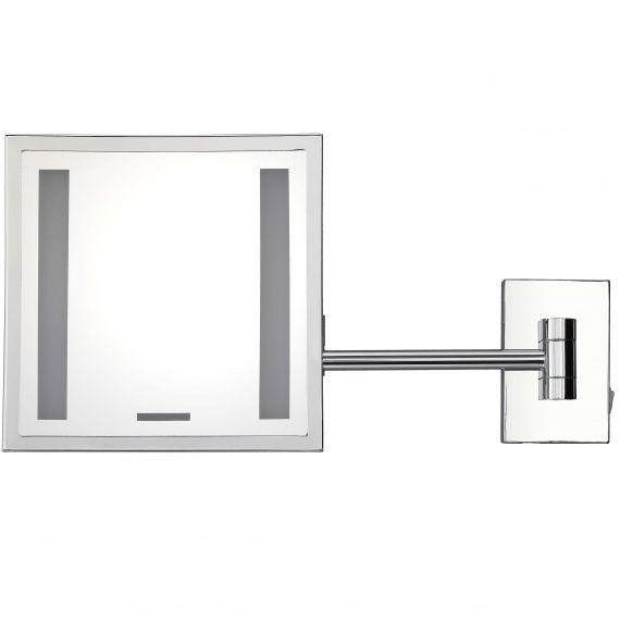 SPECCHIO INGRANDITORE   quadrato con luce
