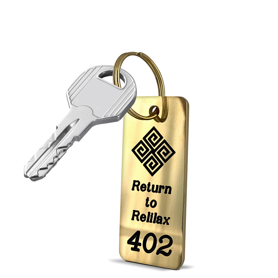 portachiavi hotel piatto personalizzabile