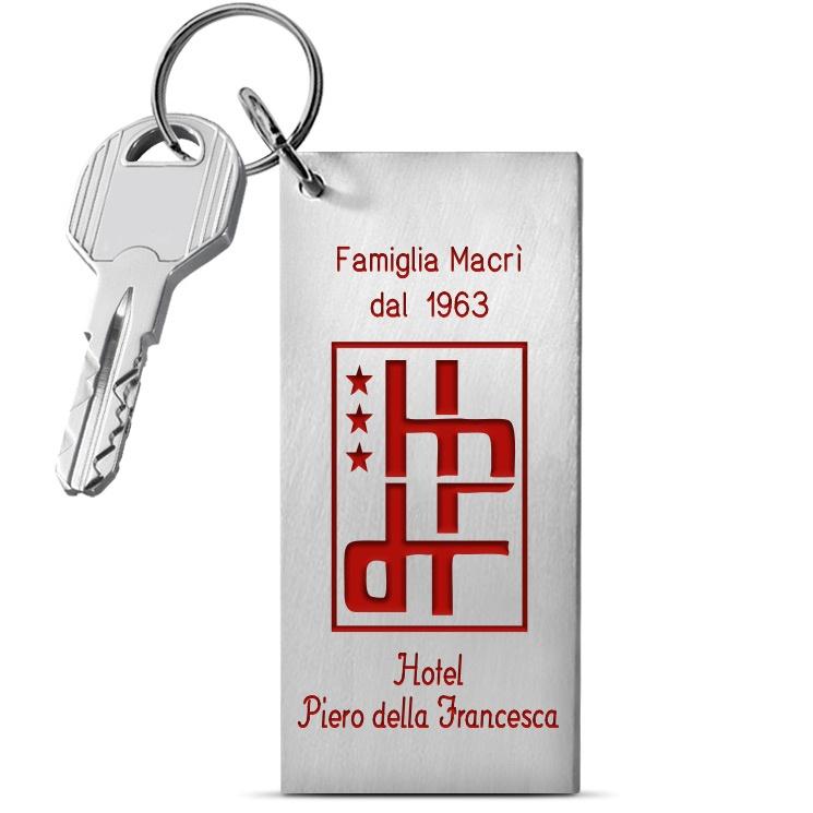 portachiavi moderno alluminio personalizzato