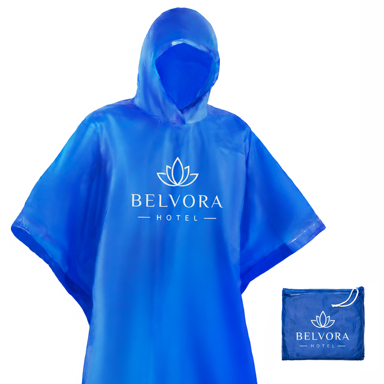 poncho stampato personalizzabile