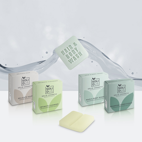 set cortesia ecologico con cosmetici solidi