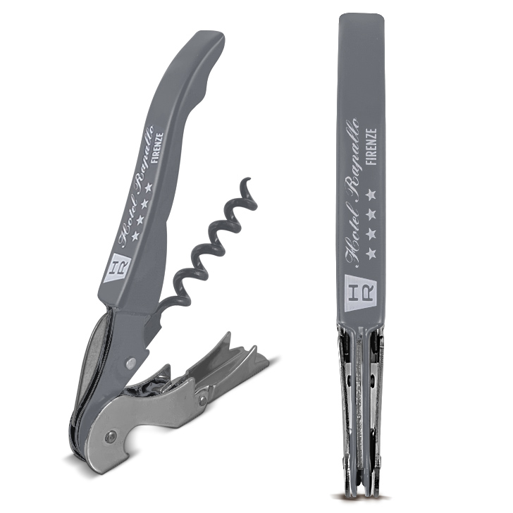 cavatappi grigio metallo professionale personalizzabile