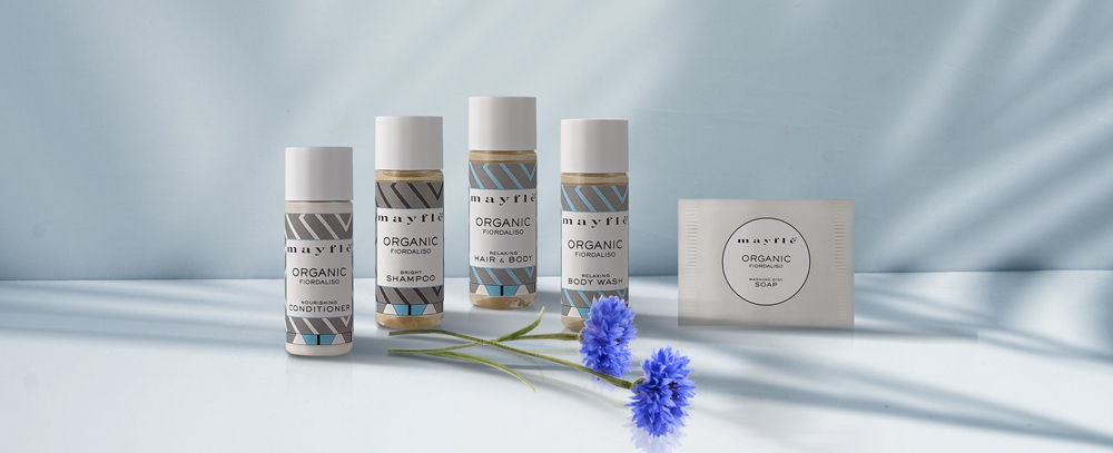 set cortesia con fiordaliso